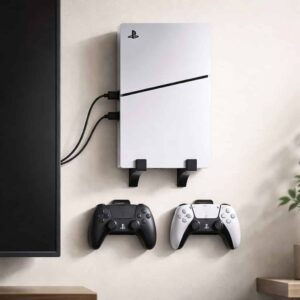 Soporte de pared para PS5 SLIM de disco.